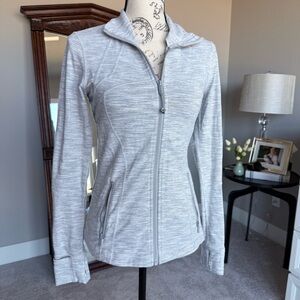 Lululemon Define Jacket • Light Grey Heathered • Fitted Zip Athletic Jacket